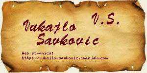 Vukajlo Savković vizit kartica